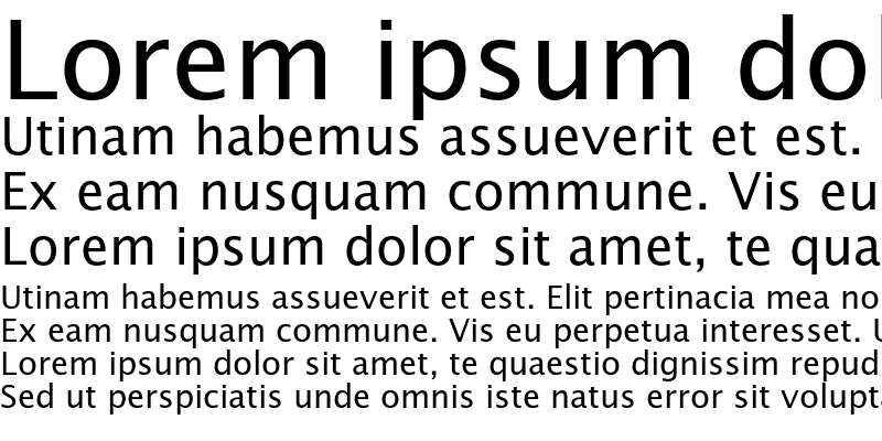 Sample of Lucida Sans Std Roman