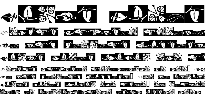 Sample of LudlowDingbats