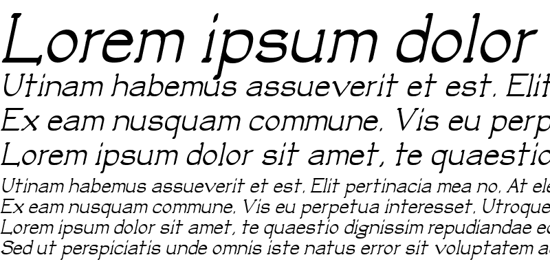 Sample of Luisa Bold Italic