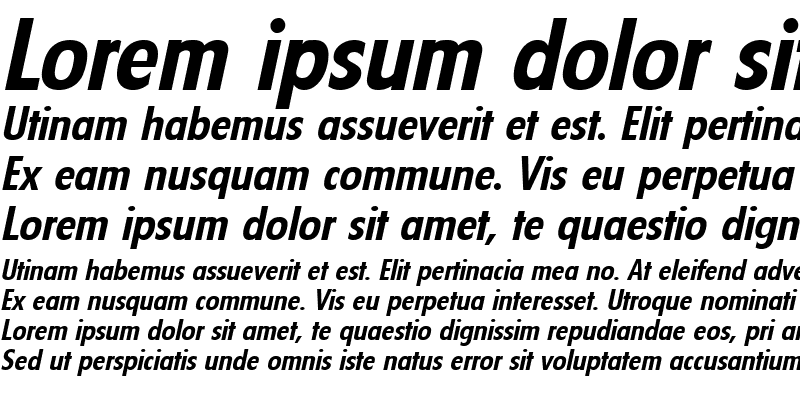 Sample of LuisBecker Bold Italic