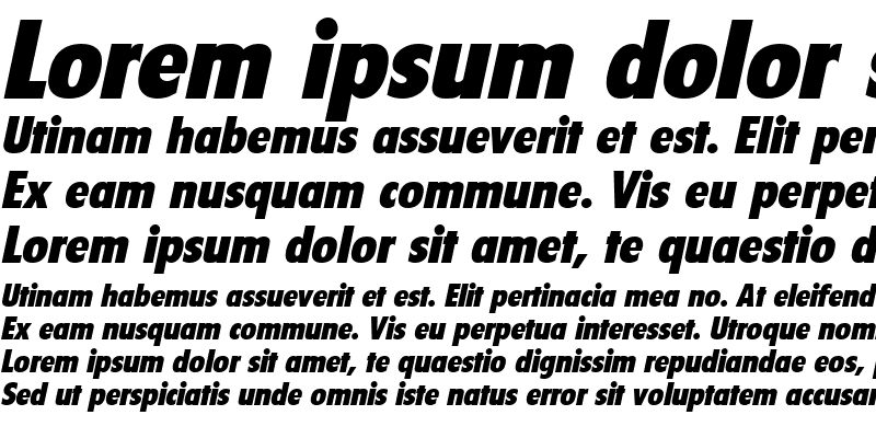 Sample of LuisBecker-Heavy Italic
