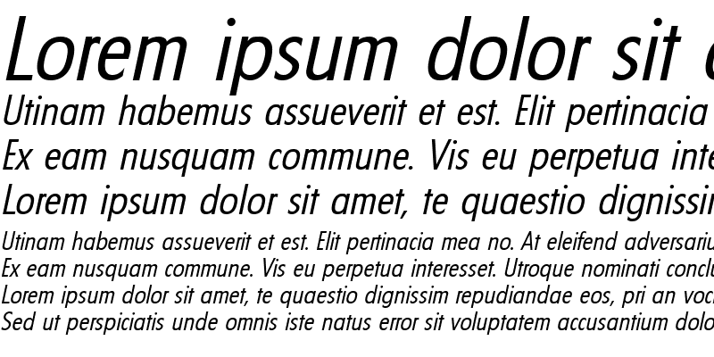 Sample of LuisBecker-Light Italic