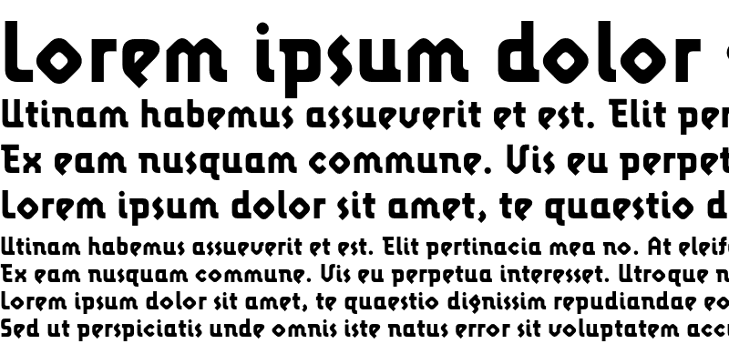 Sample of Lunatix Bold