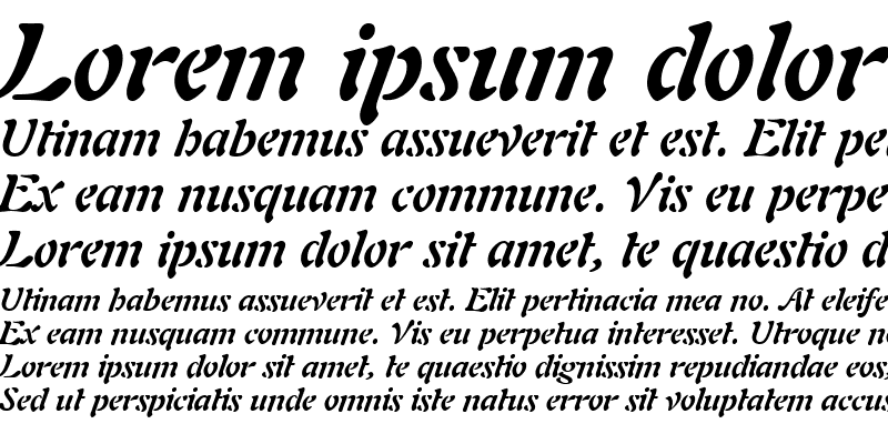 Sample of Lushlife Bold Italic