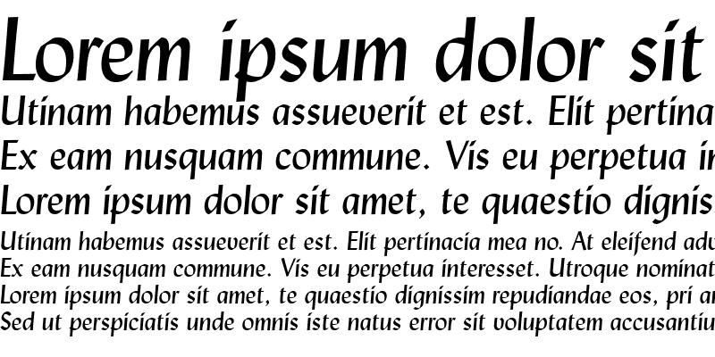 Sample of Lydian BT Italic