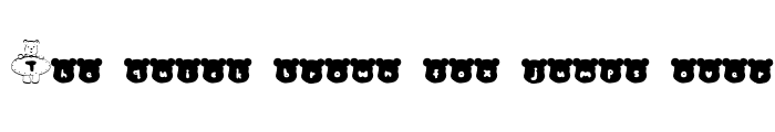 Preview of m-kuma Font Regular