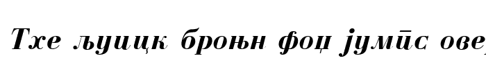 Preview of M_Bodoni Bold Italic