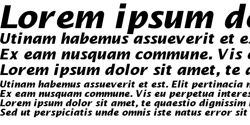 Sample of MachadoSansSSK Bold Italic