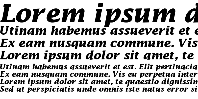 Sample of MachadoSSK Bold Italic
