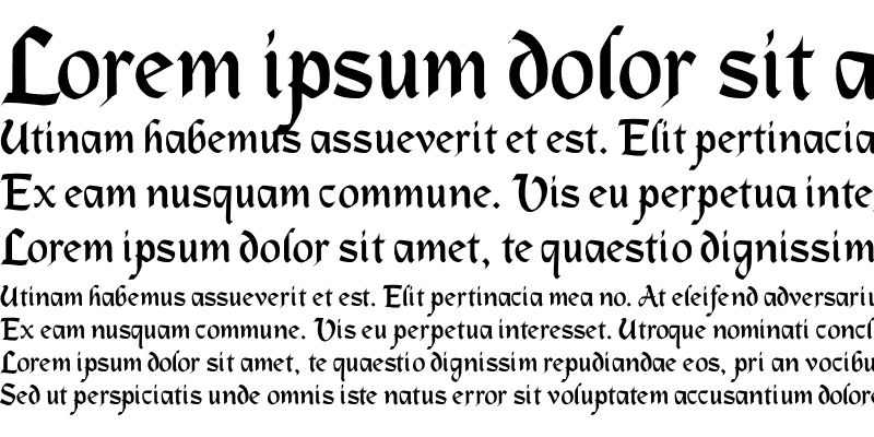 Sample of MacHumaine-Normal