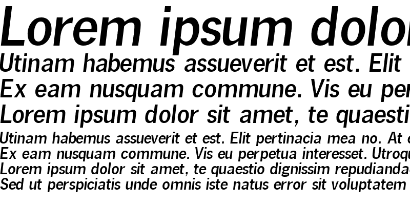 Sample of MacroBlackSSK Italic