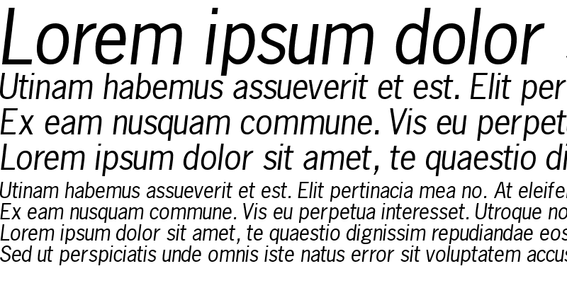 Sample of MacroSSK Italic