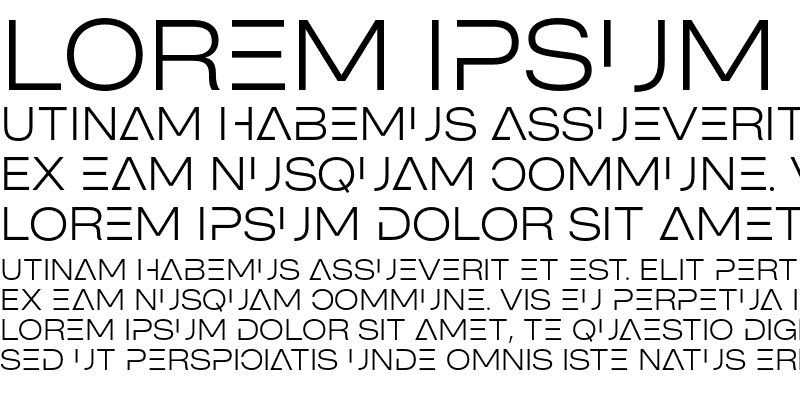 Sample of MADE Outer Sans Alt Thin