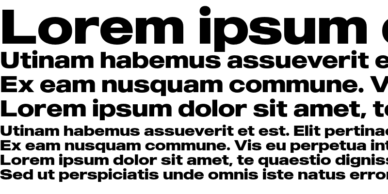 Sample of MADE Outer Sans Bold