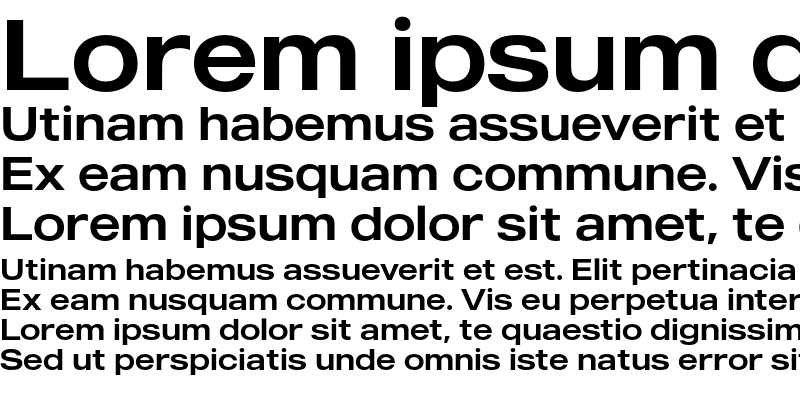 Sample of MADE Outer Sans