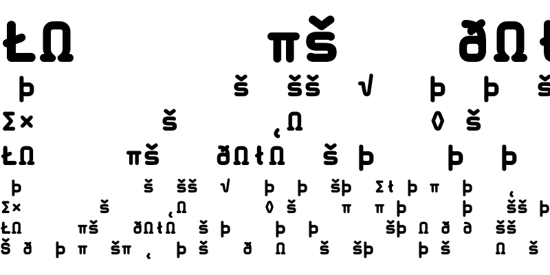 Sample of MagdaCleanMono BlackExpert Regular