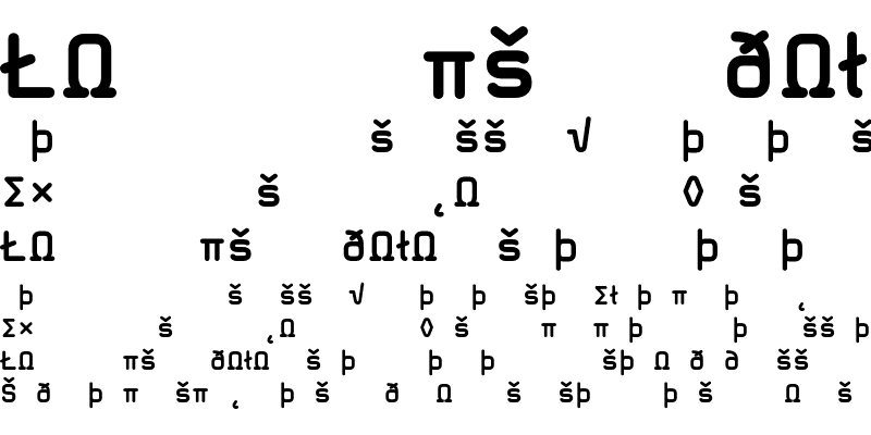 Sample of MagdaCleanMono Expert Bold