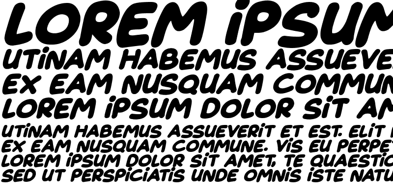 Sample of Magical Markers Italic
