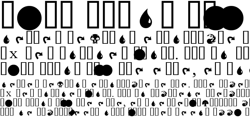 Sample of MagicSymbols