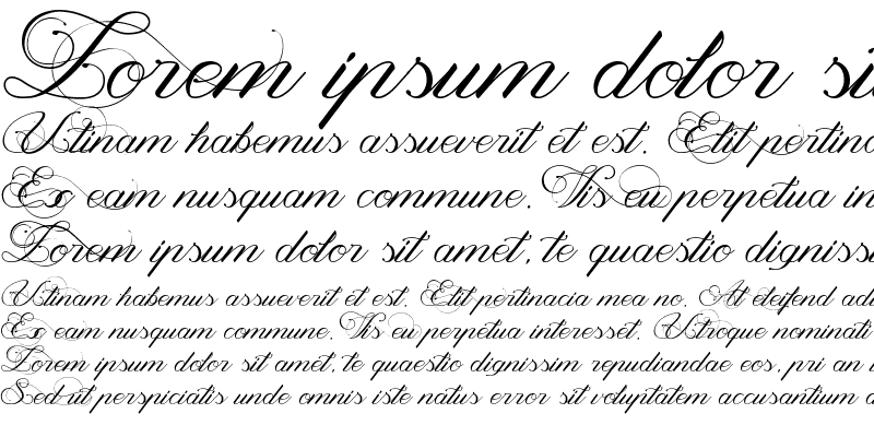 Sample of Magnolia Italic