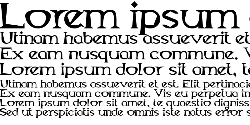 Sample of Magyar Serif Regular