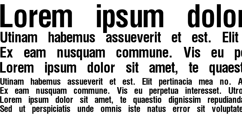 Sample of Mahony Condensed Bold