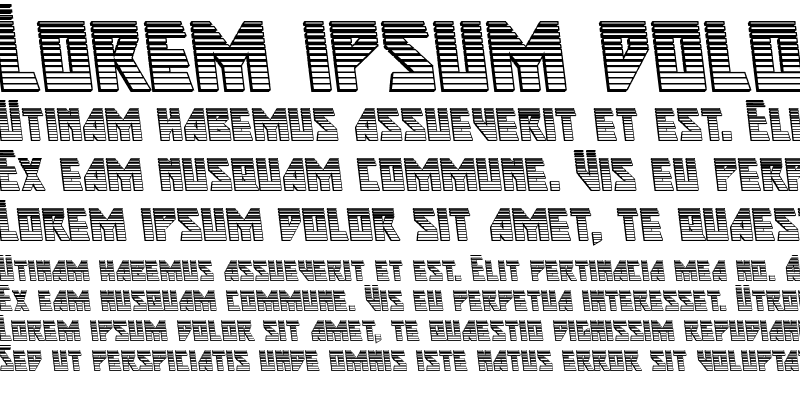 Sample of Major Force Chrome Leftalic Italic
