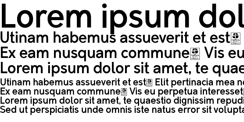 Sample of Malter Sans Bold demo