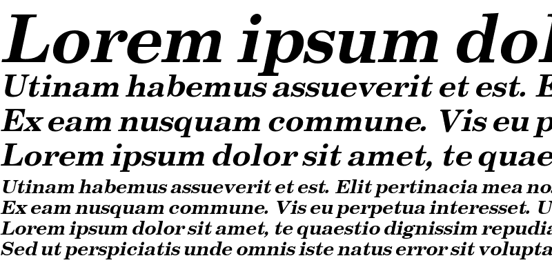 Sample of Mandali Bold Italic