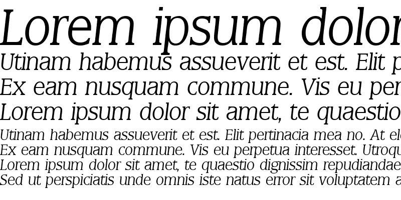 Sample of MarburgLight RegularItalic