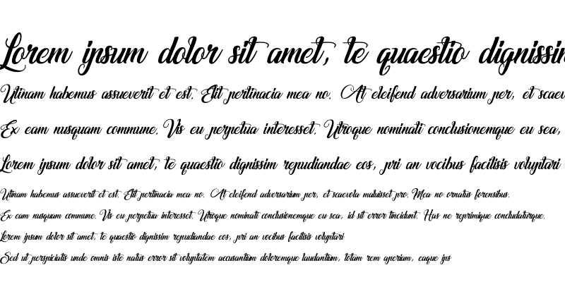 Sample of Marchand de Venise Italic