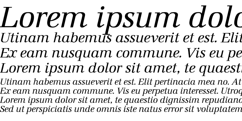 Sample of MarconiEF-BookItalic Regular