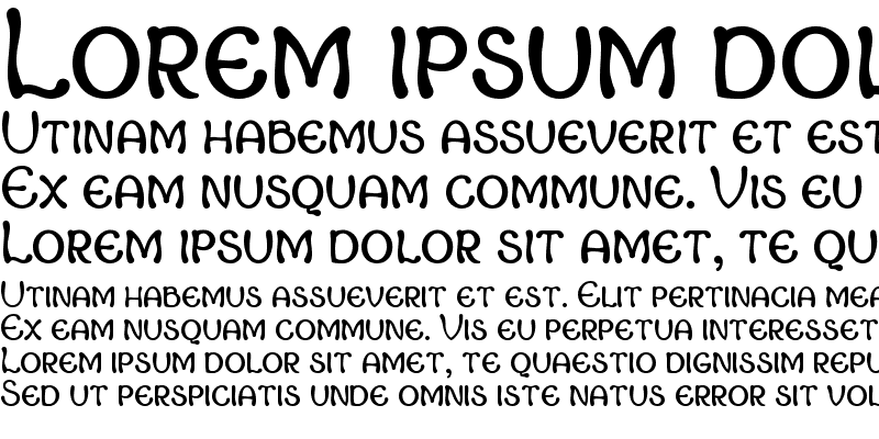 Sample of Margot Small Capitals