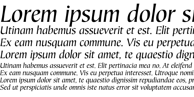 Sample of Mariposa Sans Std Book Italic