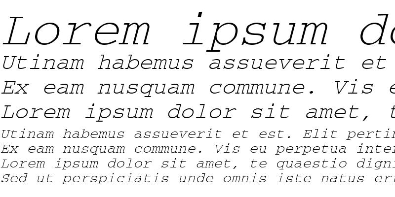 Sample of Maritsa Italic