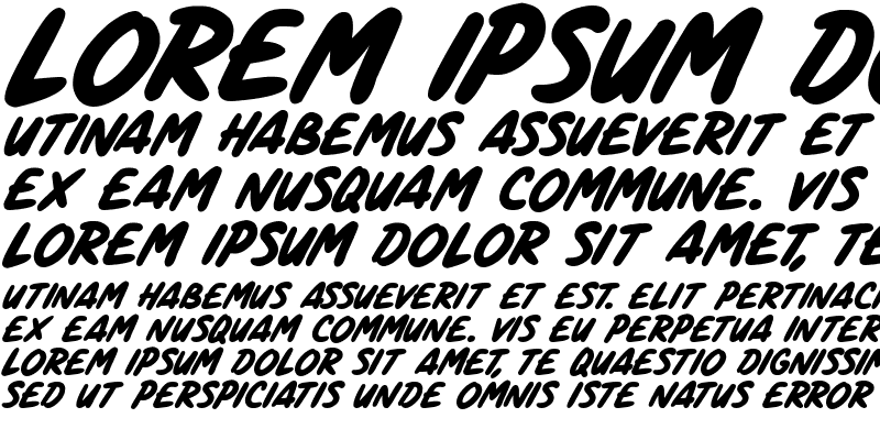 Sample of Marker Notes Italic