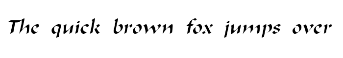 Preview of MarlinThin Italic
