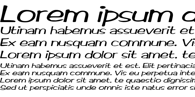 Sample of Marlo-Extended Bold Italic