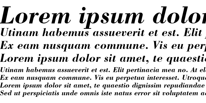 Sample of Marque Bold Italic