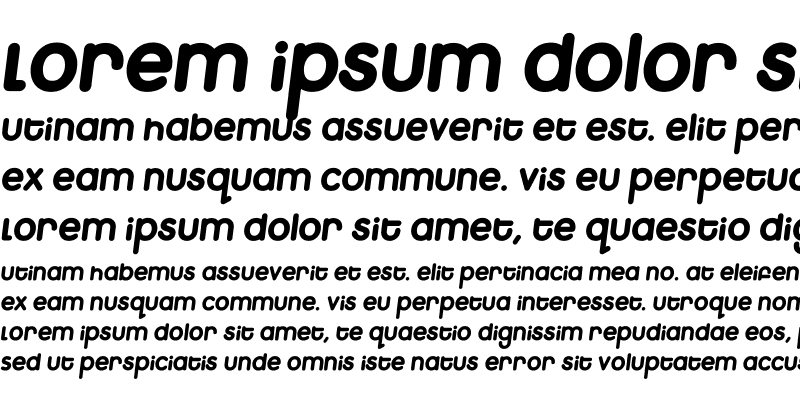 Sample of MarshmallowSuper Puff Italic