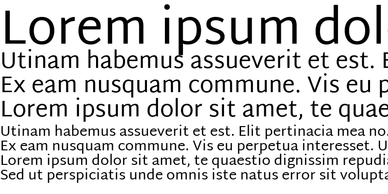 Sample of Martel Sans