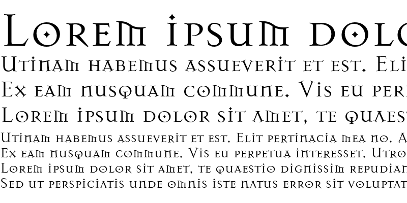 Sample of MasonAlternate Roman