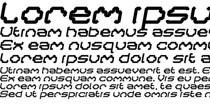 Sample of Masta Bold Italic