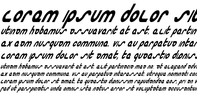 Sample of Masterdom Condensed Bold Italic