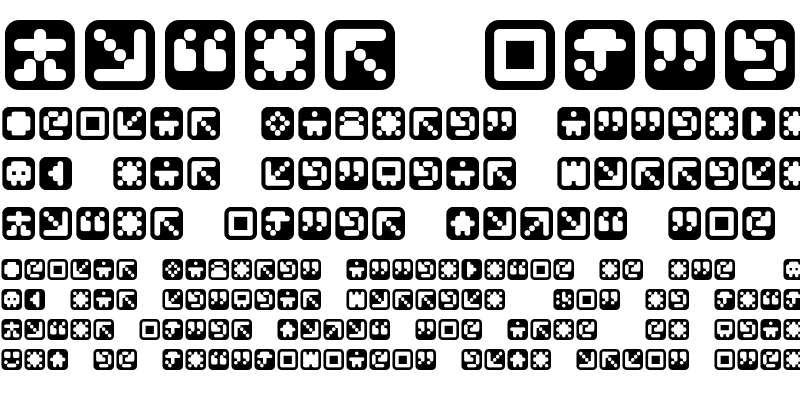 Sample of Mastertext SymbolsOne Regular