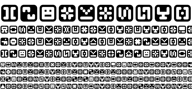 Sample of Mastertext SymbolsTwo Regular