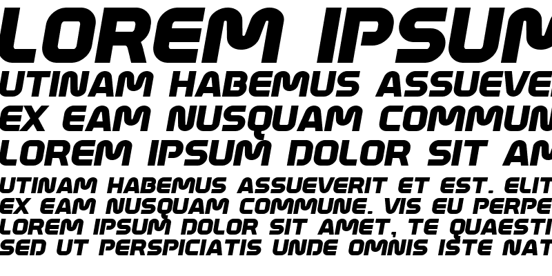 Sample of Mathmos Original Italic