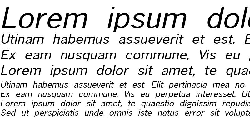 Sample of Matterhorn-Extended Italic