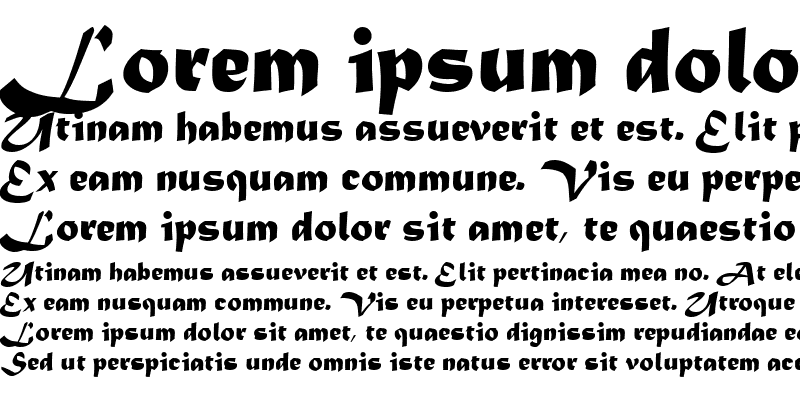 Sample of MaturaMTScriptCapitals Roman