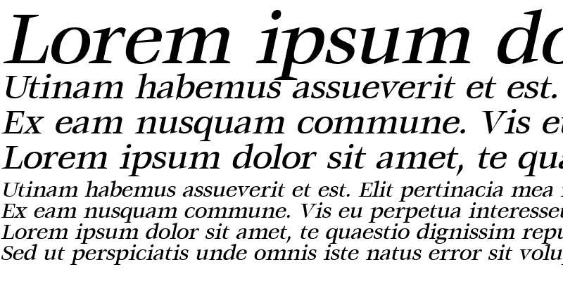 Sample of Mature Italic